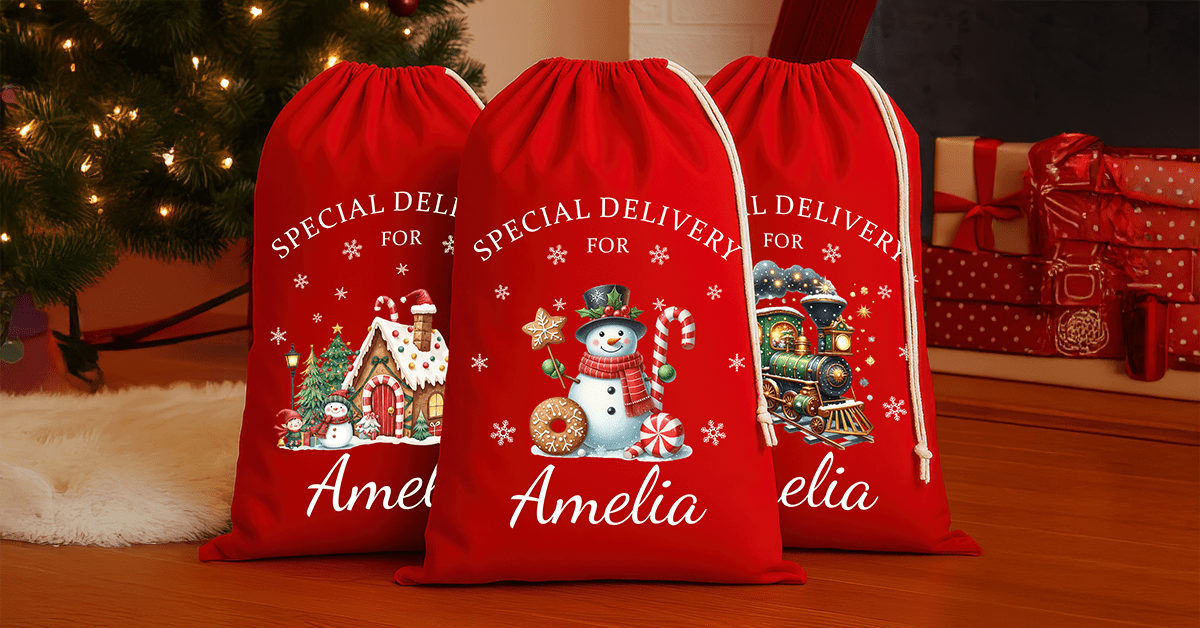 Personalised Christmas Sacks and First Christmas Gifts at Chicken Craft - Chicken Craft Ltd