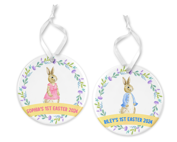 Personalised 1st Easter Ceramic Ornament