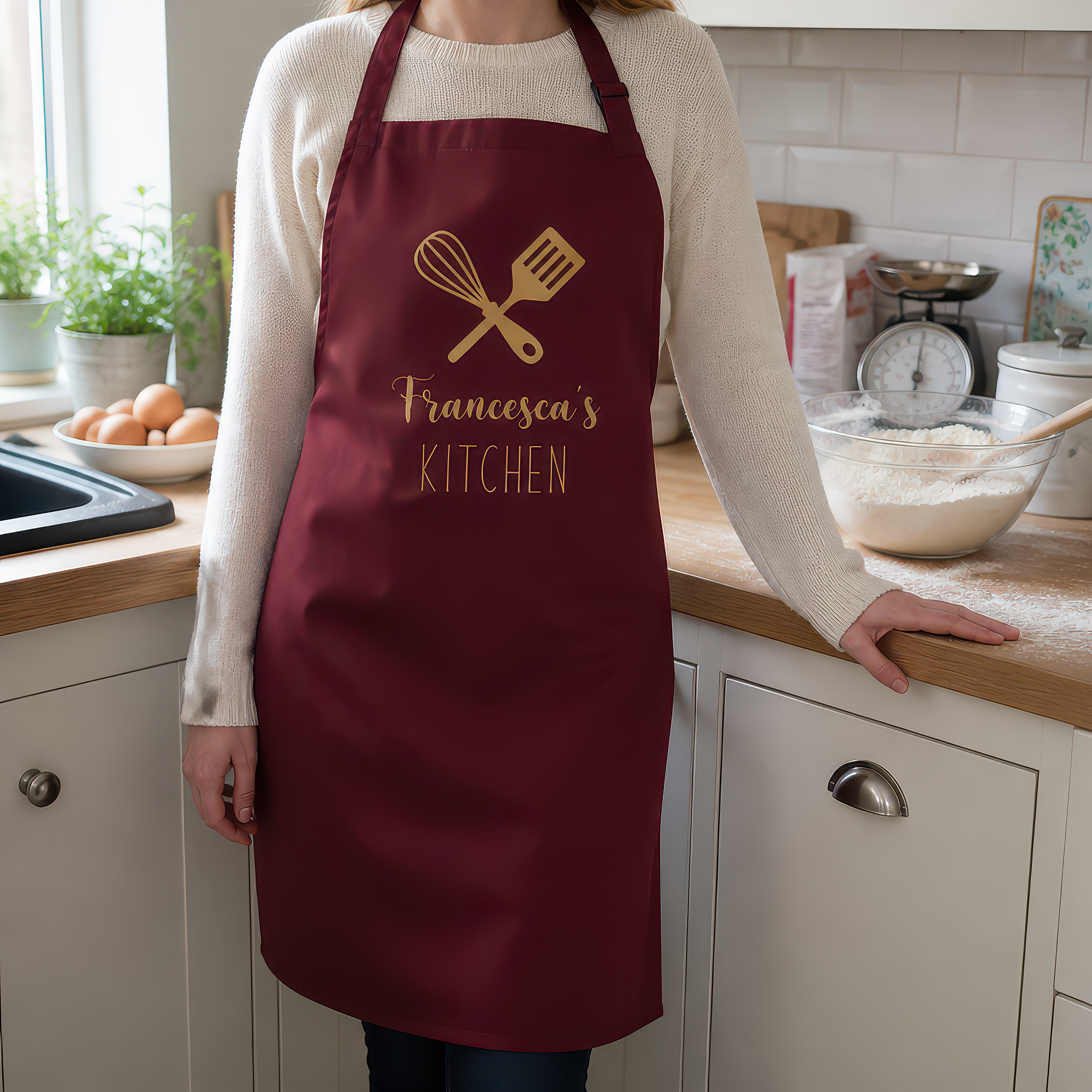 Personalised Name Kitchen Apron
