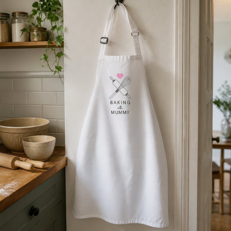 Personalised Baking with Mum Apron