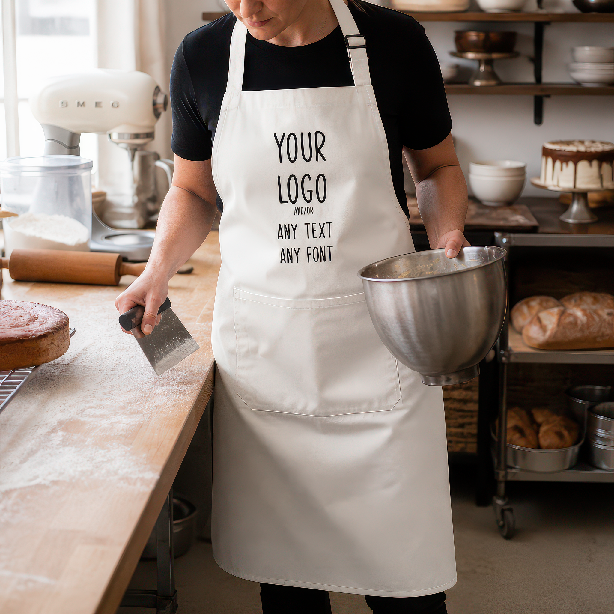 Personalised Logo or Business Name Apron