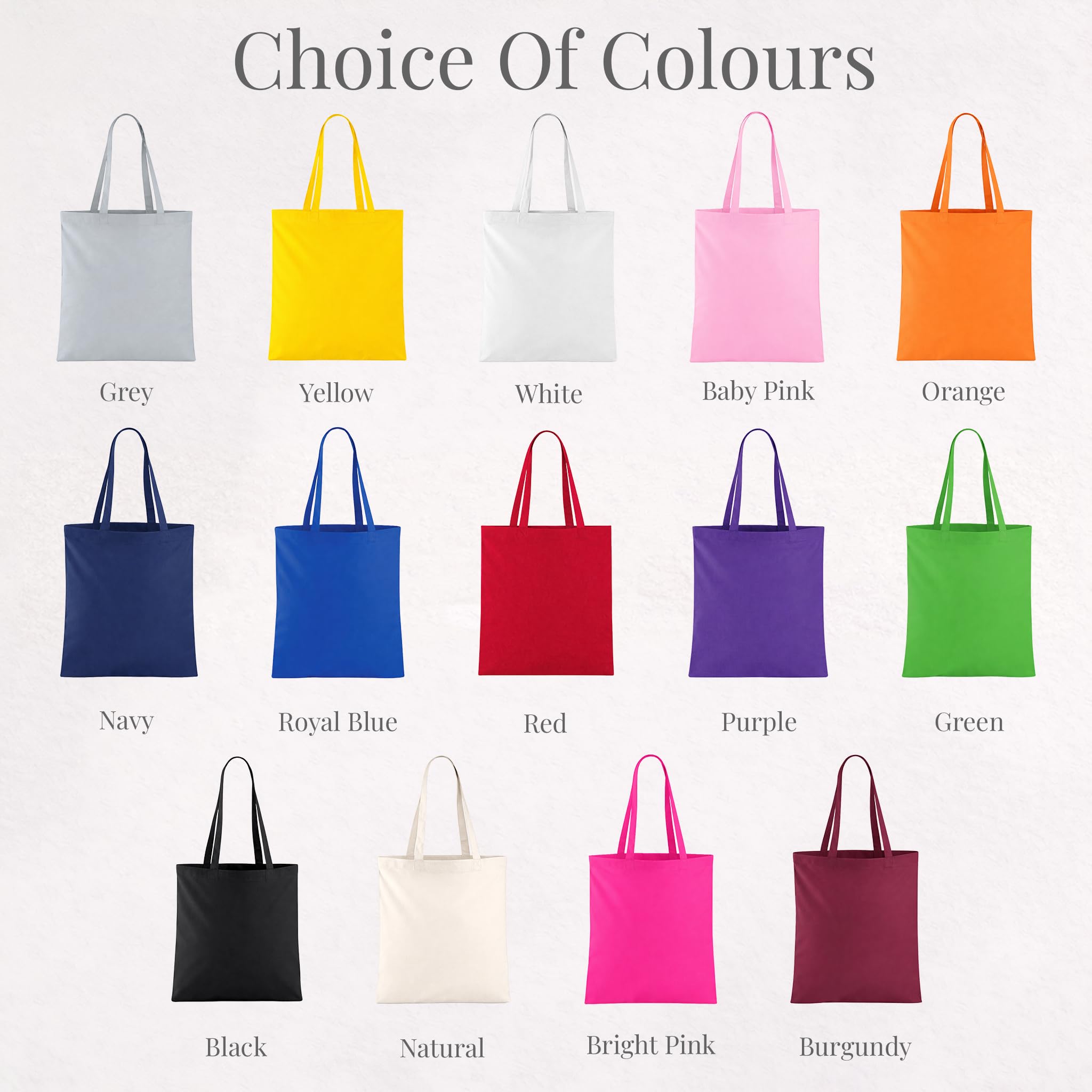 Personalised White Cotton Tote Bag for Logo, Photo or Text