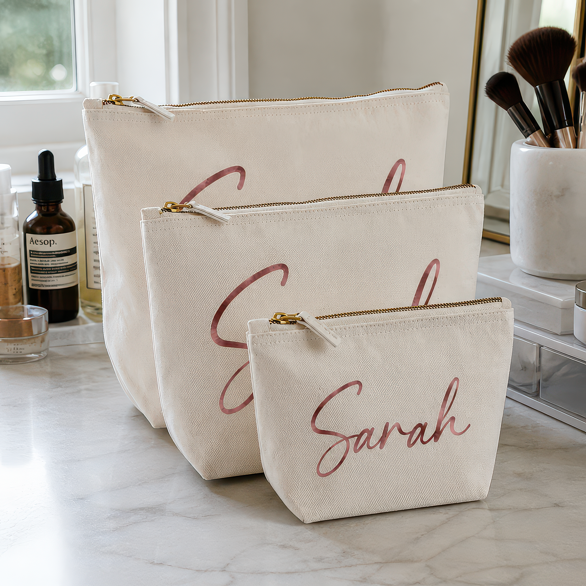 Personalised Makeup Bag with Name