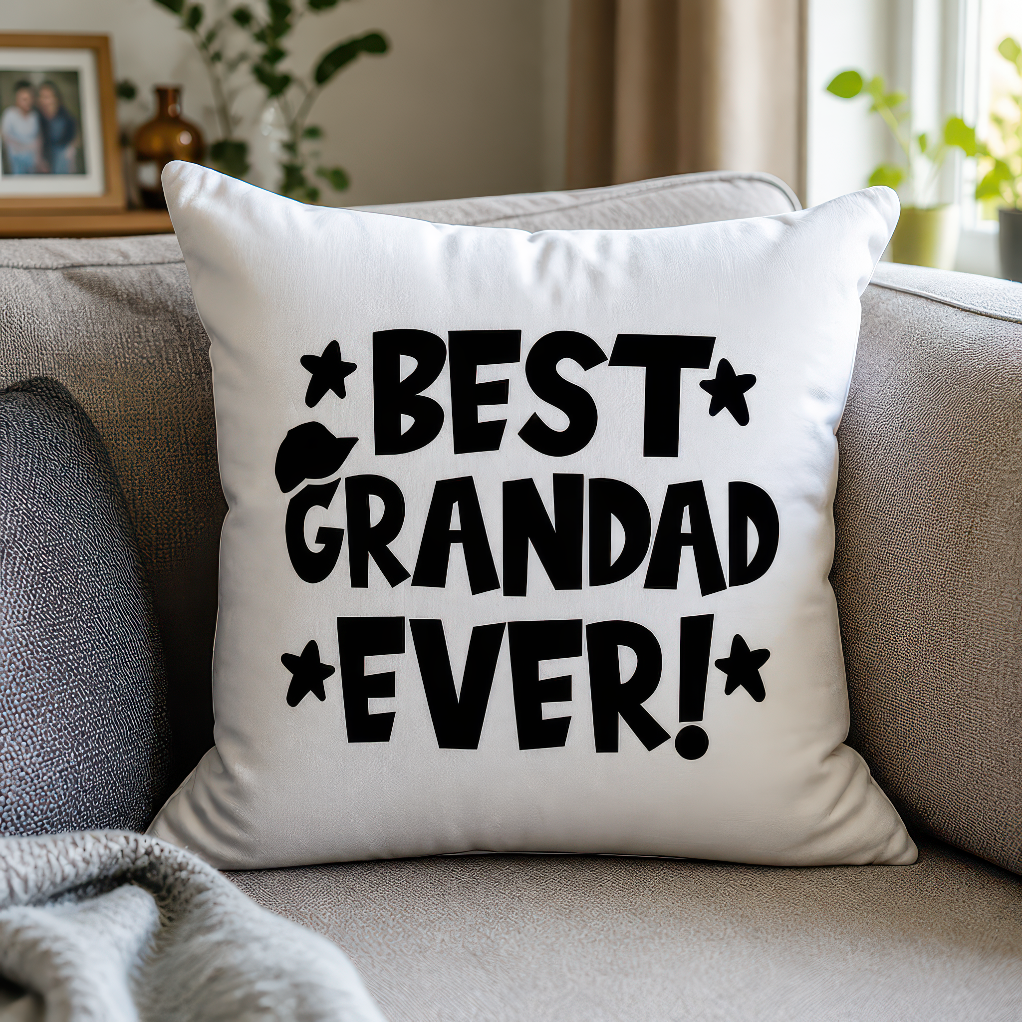 Best Grandad Ever Cushion for Father's Day
