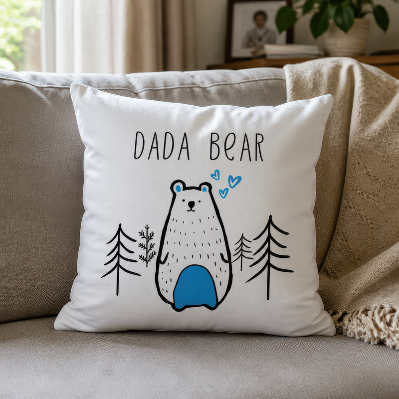 Dada Bear Cushion for Father's Day