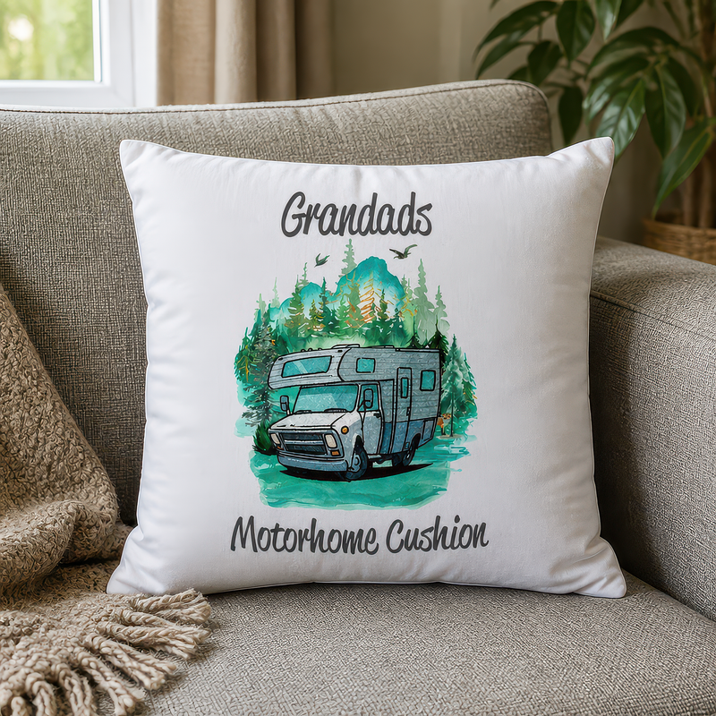 Grandad's Motorhome Cushion