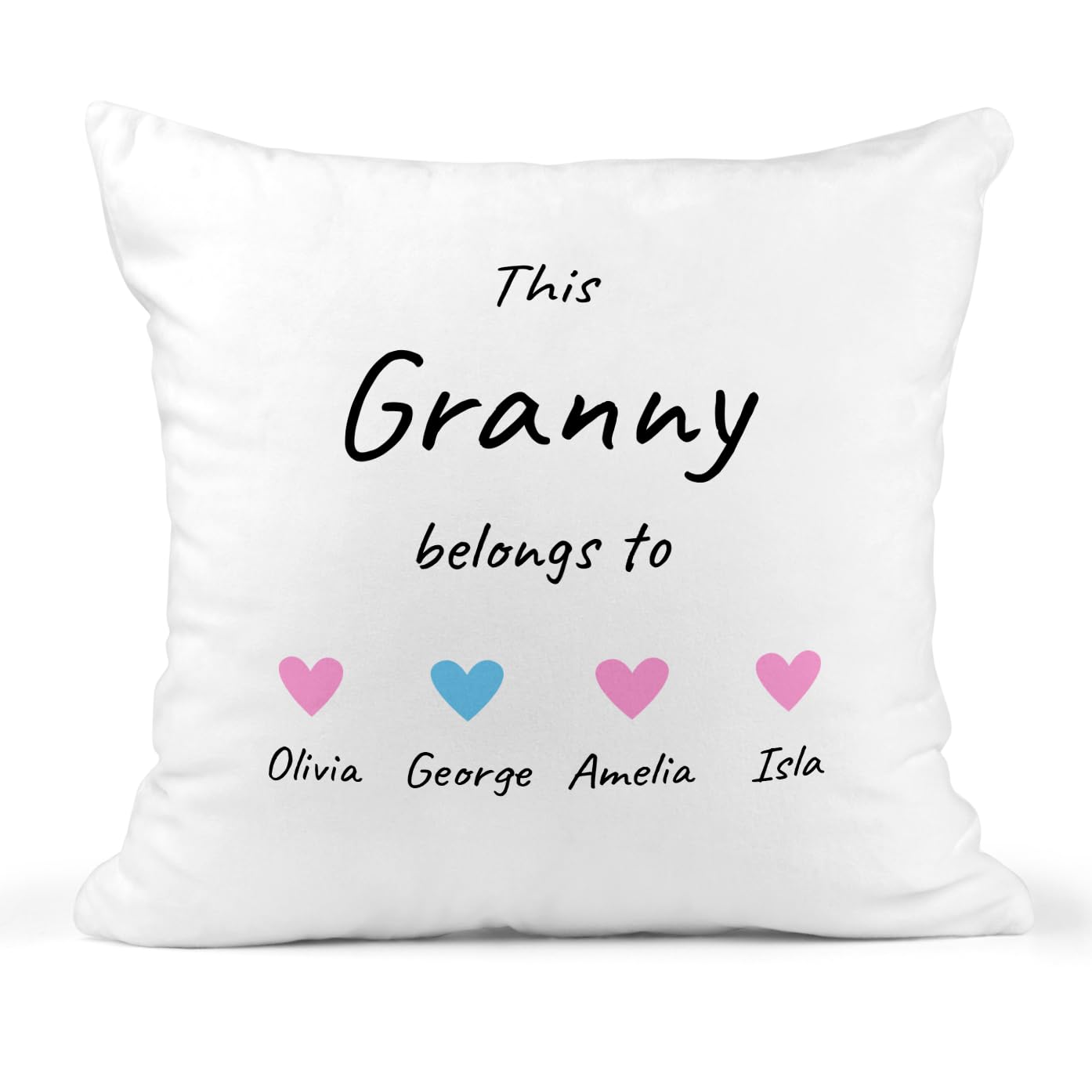 Personalised This Granny Belongs To Cushion with Names