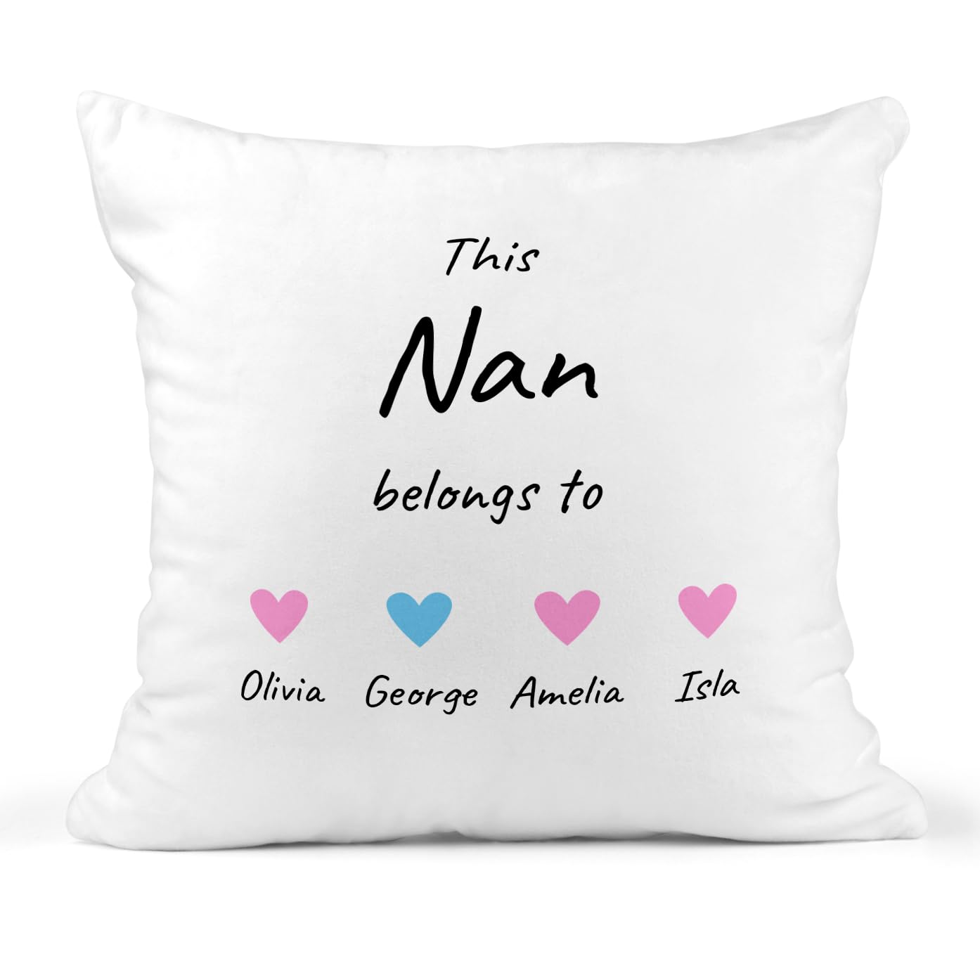 Personalised This Nan Belongs To Cushion with Names