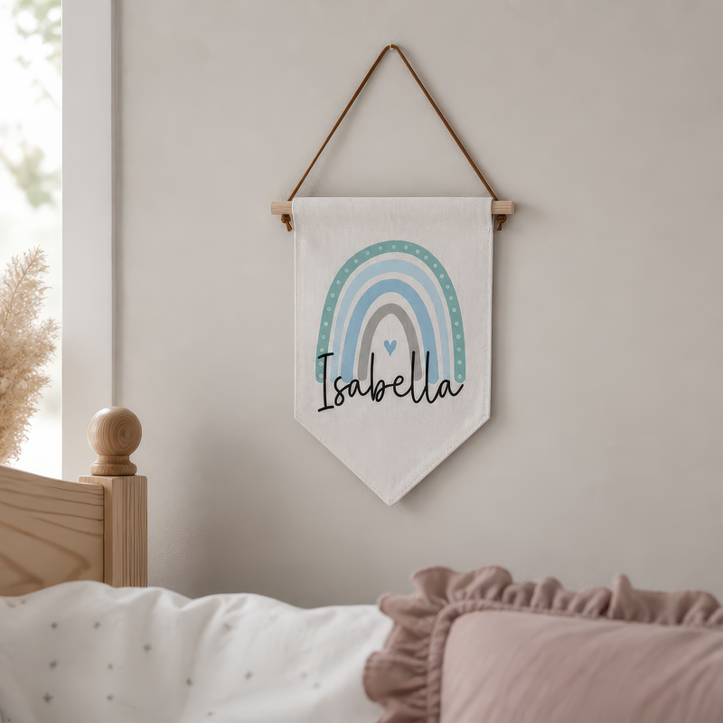 Personalised Rainbow Name Flag