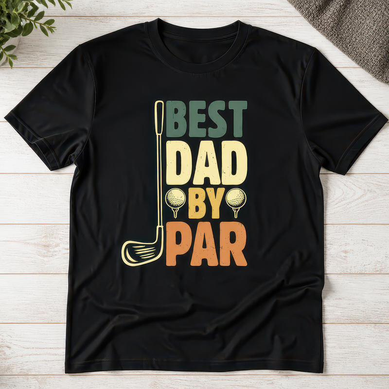 Best Dad By Par T-Shirt Gift T-Shirt - alternative view