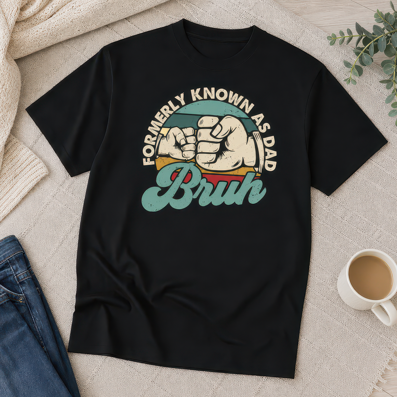 Formerly Known As Dad Bruh T-Shirt Gift T-Shirt - alternative view