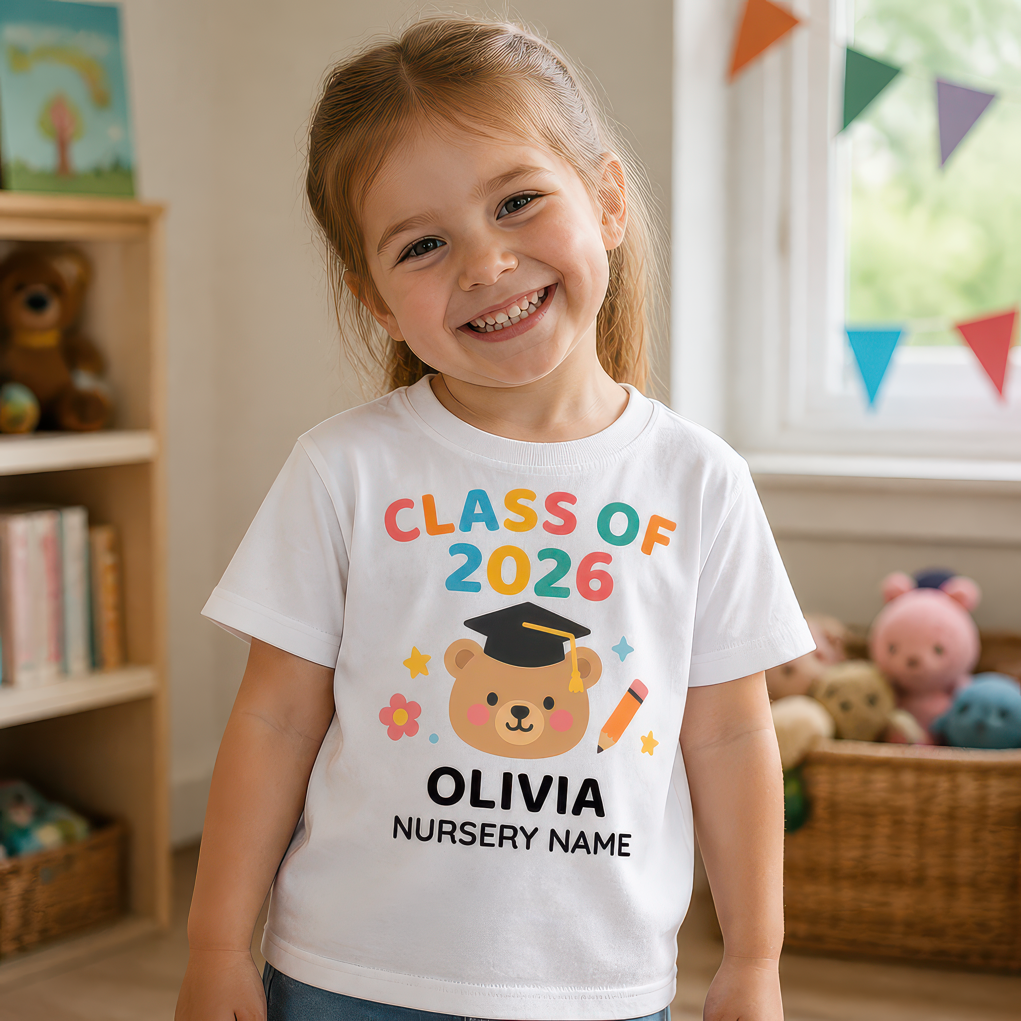 Personalised Preschool Leavers T-Shirt with Name