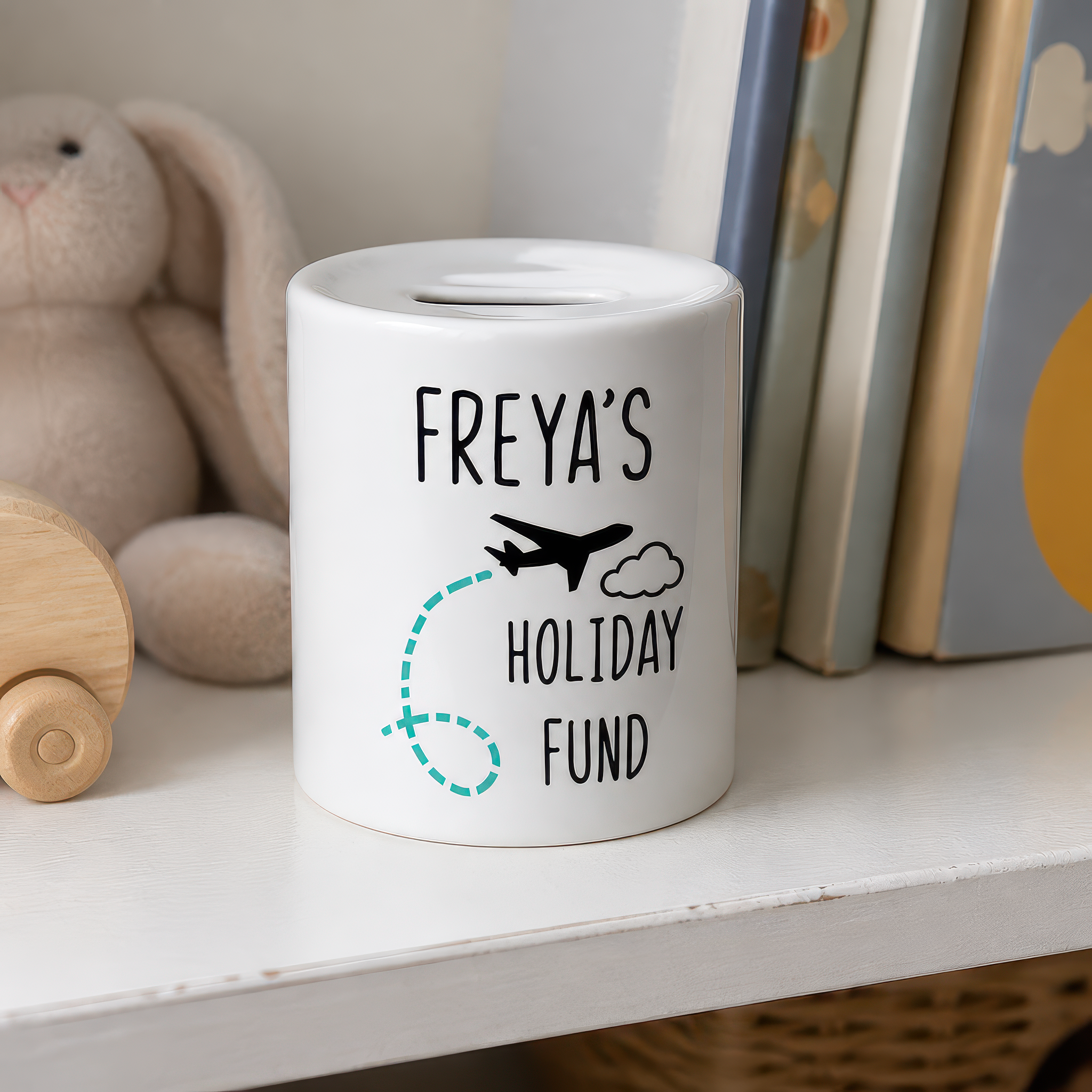 Personalised Holiday Fund Money Box