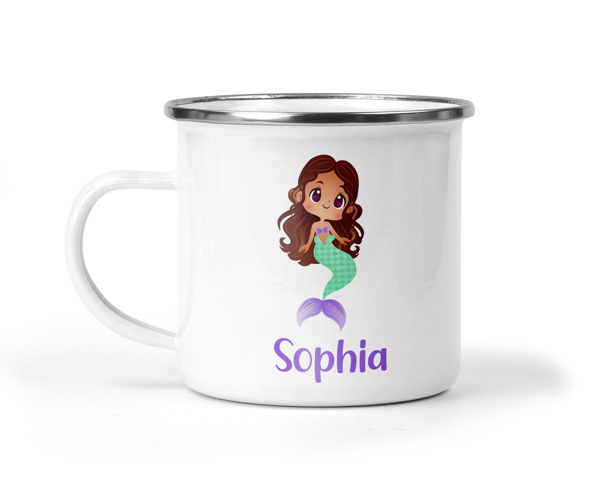 Personalised Mermaid Enamel Mug
