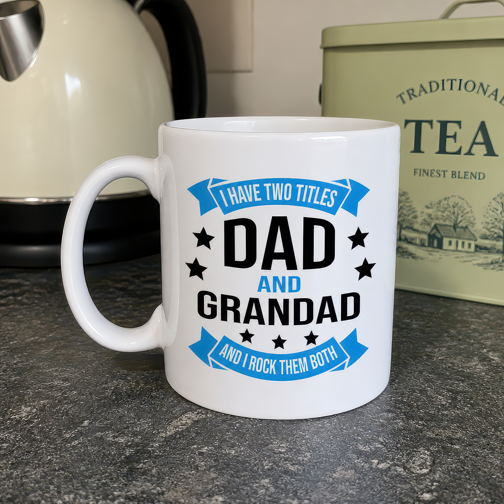 Dad and Grandad Two Titles Mug