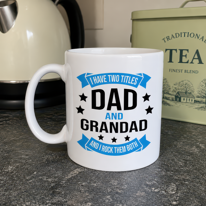 Dad and Grandad Two Titles Mug