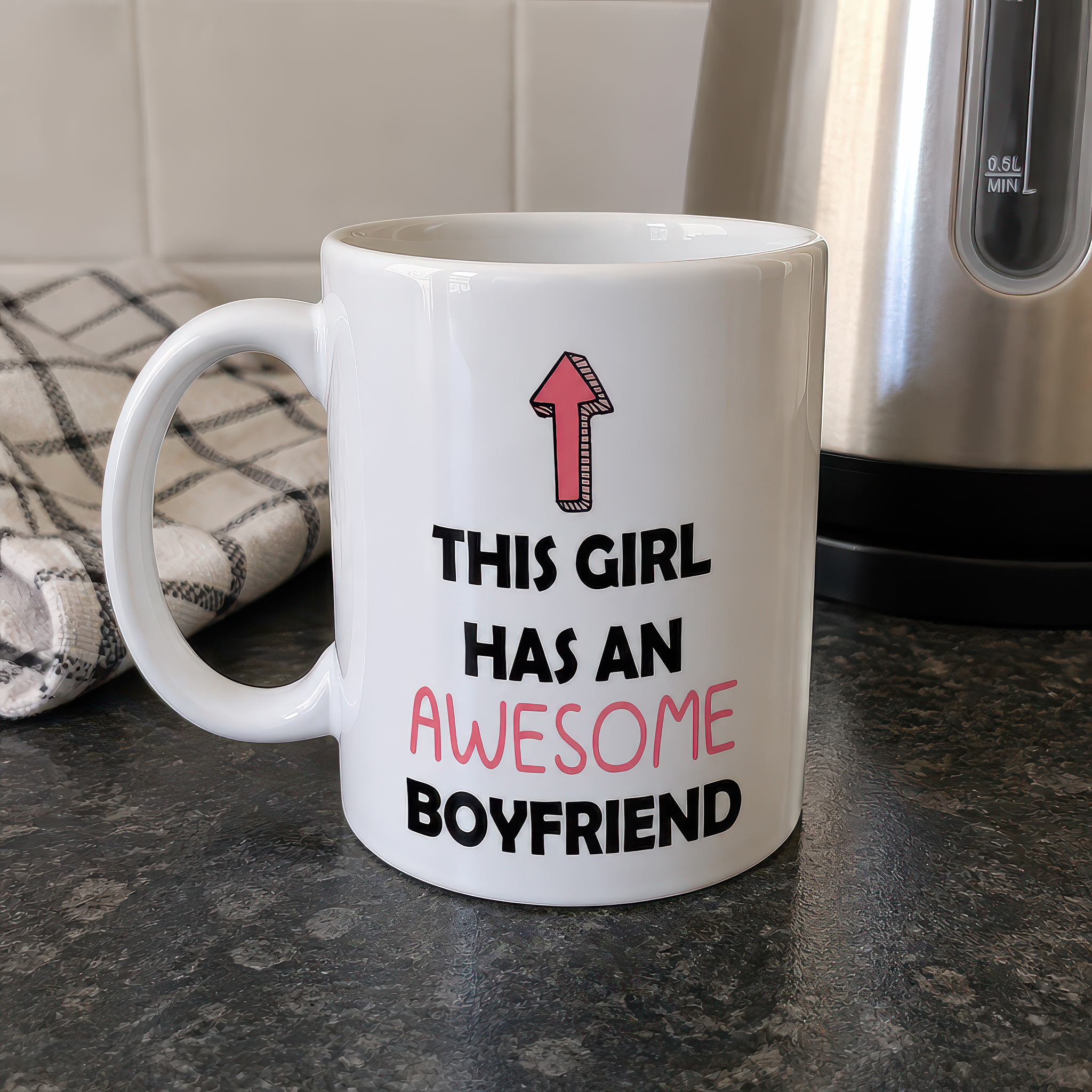 This Girl Has an Awesome Boyfriend Mug