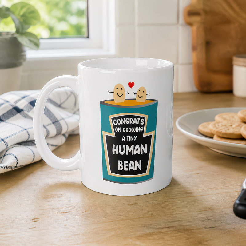 Tiny Human Bean New Mum Mug