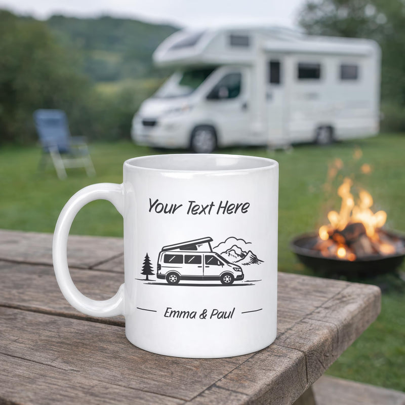 Personalised Pop Top Custom Grey Design Ceramic Mug with Name