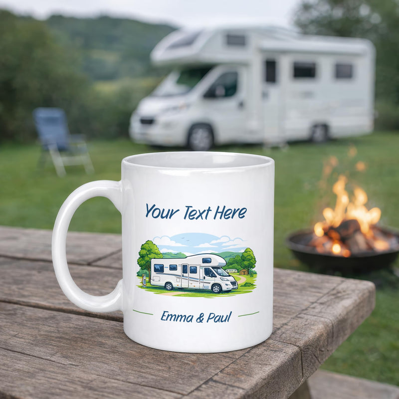 Personalised Overcab Custom Colour Design Design Ceramic Mug with Name