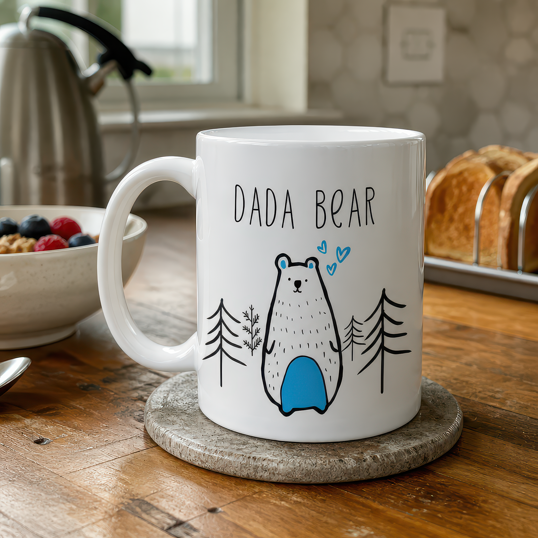 Dada Bear Blue Mug