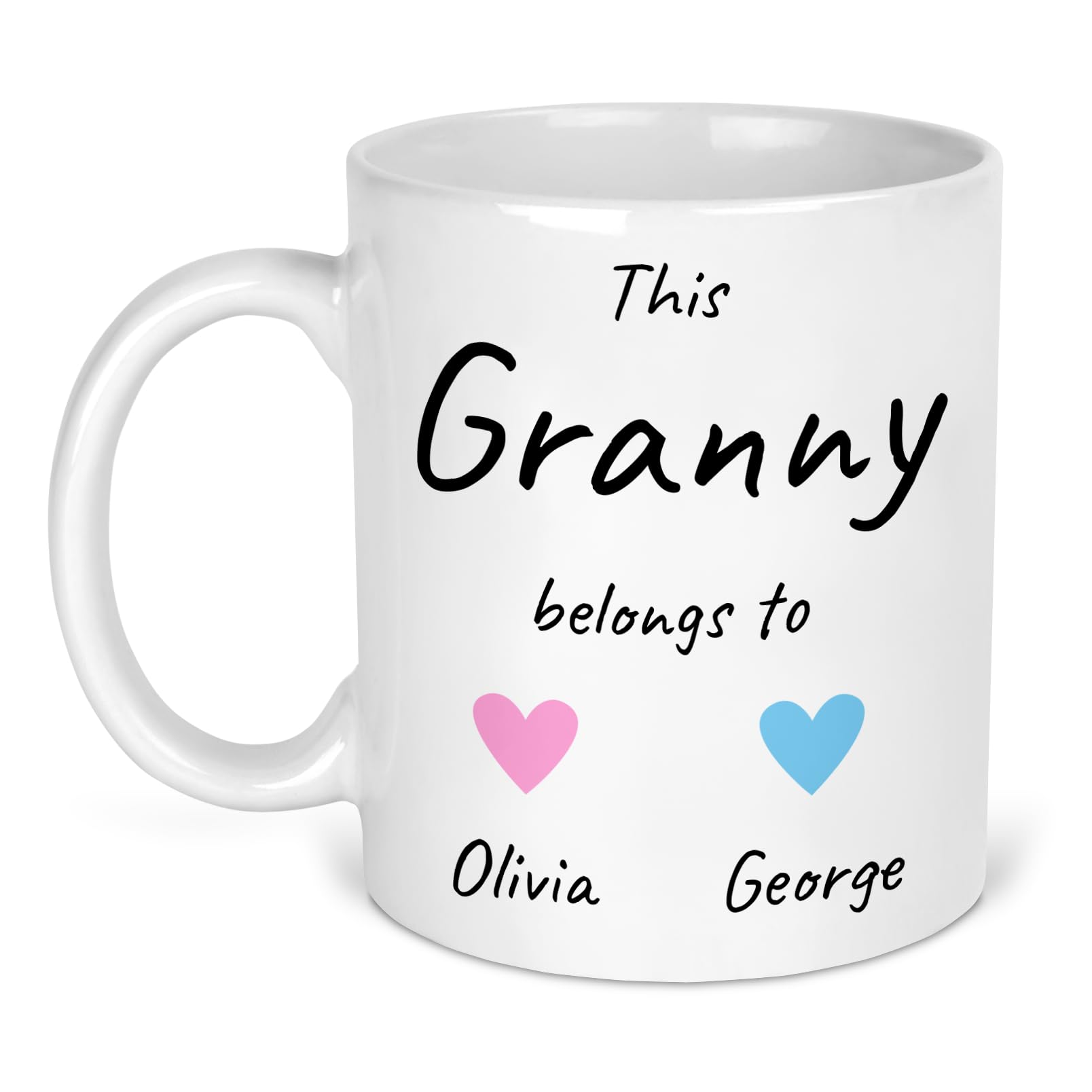 Personalised This Granny Belongs To Mug with Names