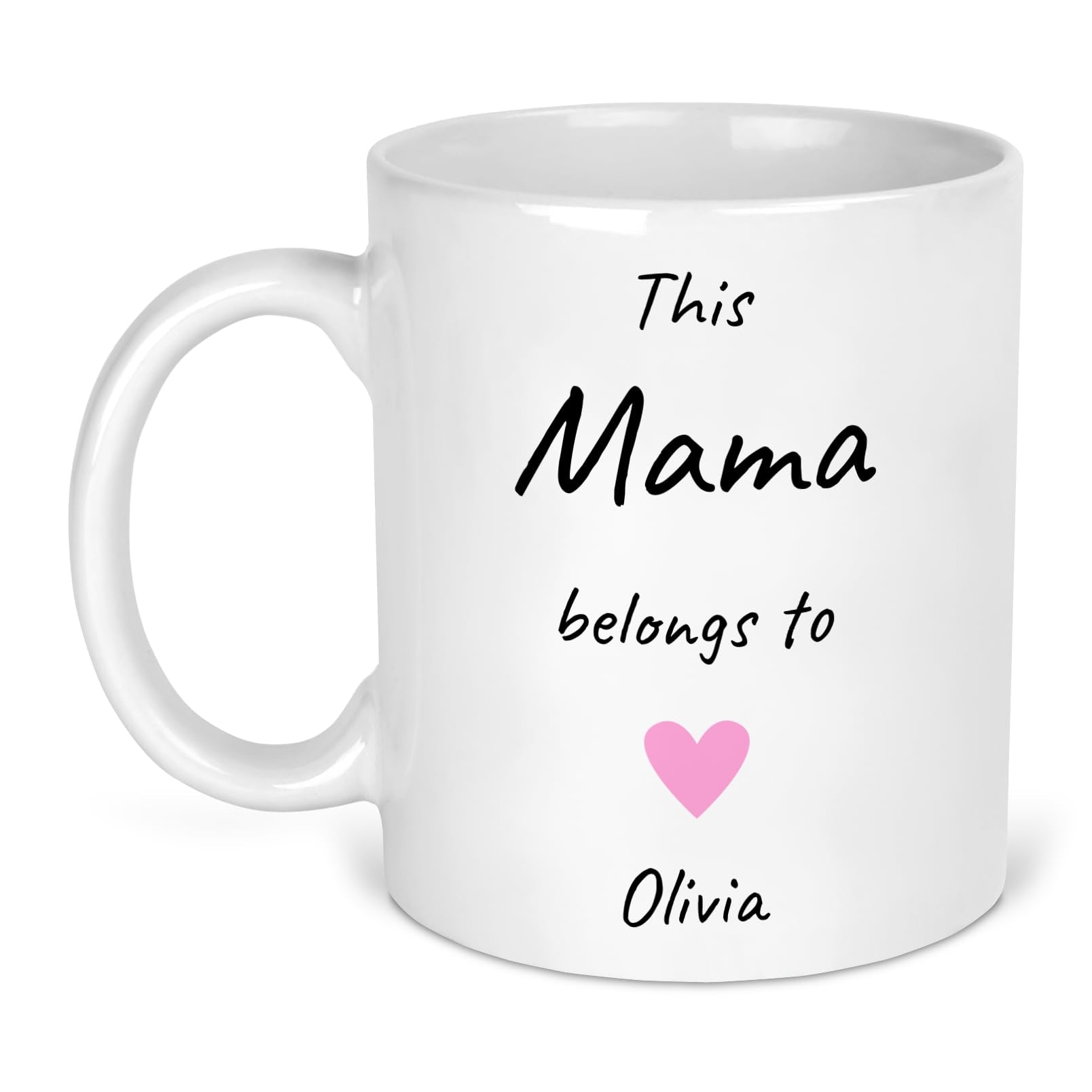 Personalised This Mama Belongs To Mug with Names
