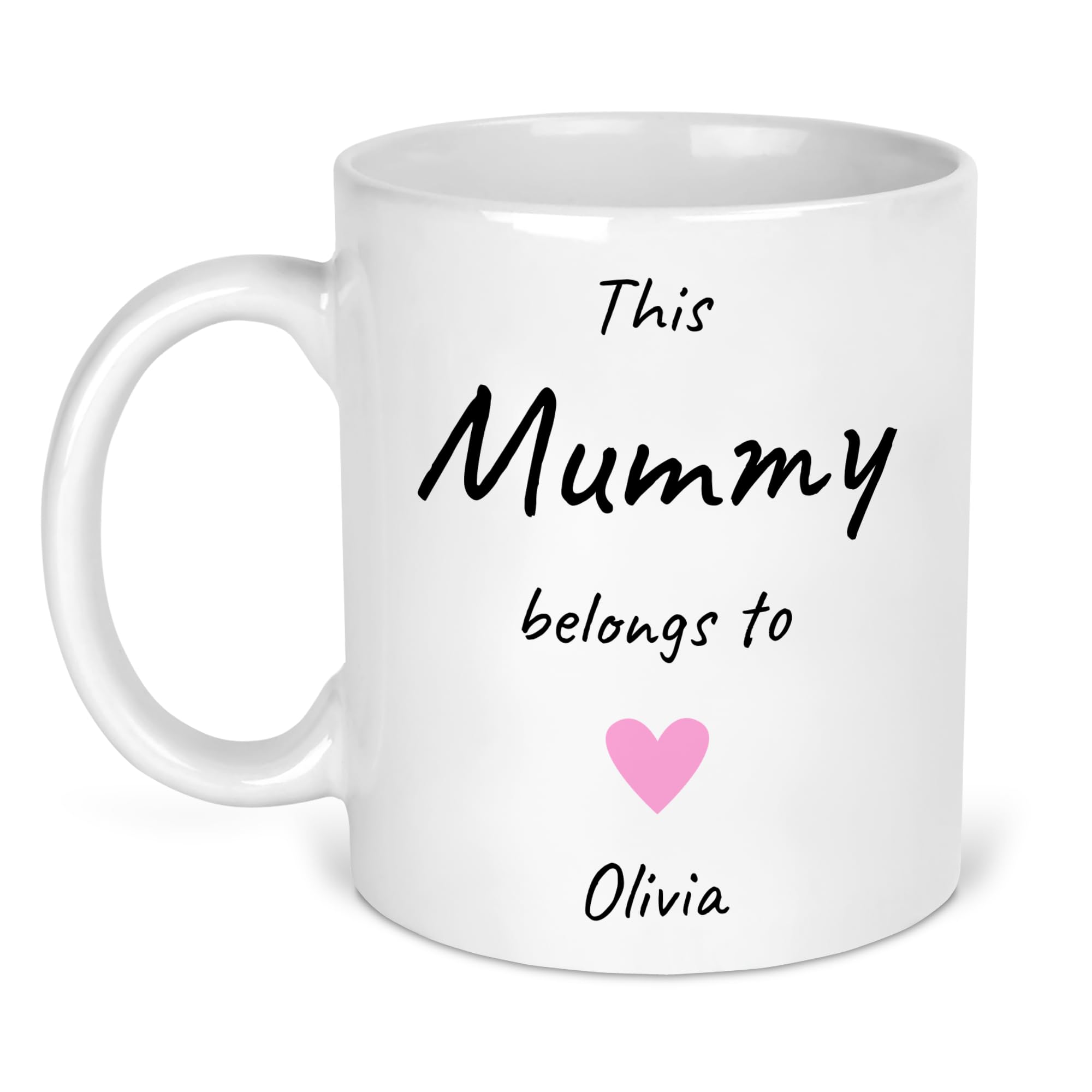 Personalised This Mummy Belongs To Mug with Names
