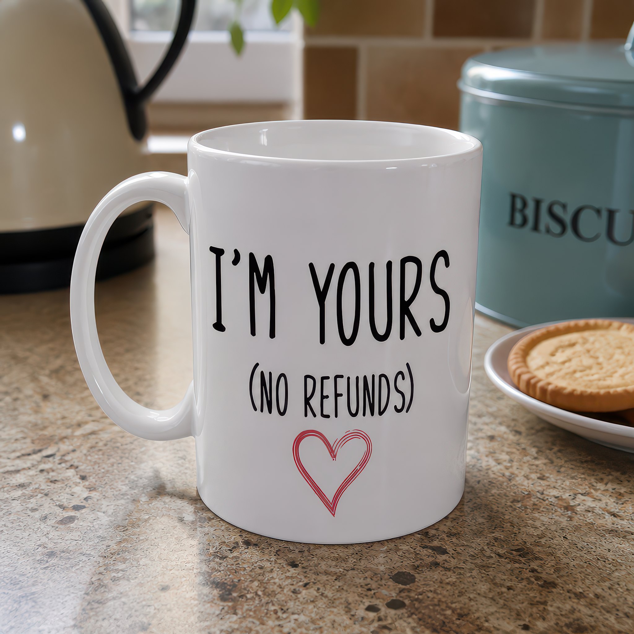 Valentine's Day I'm Yours No Refunds Mug