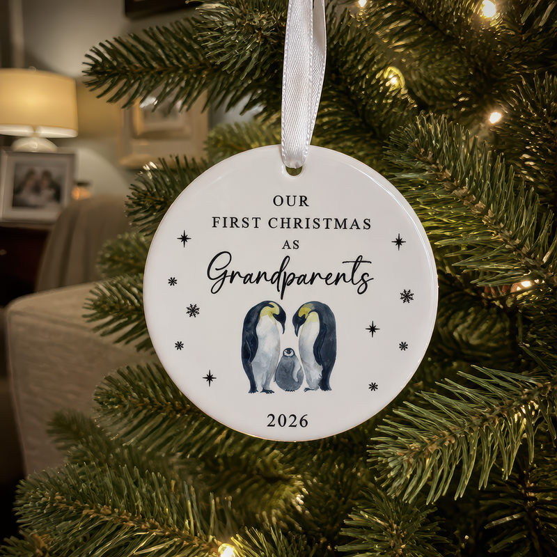 Our First Christmas as Grandparents Ornament