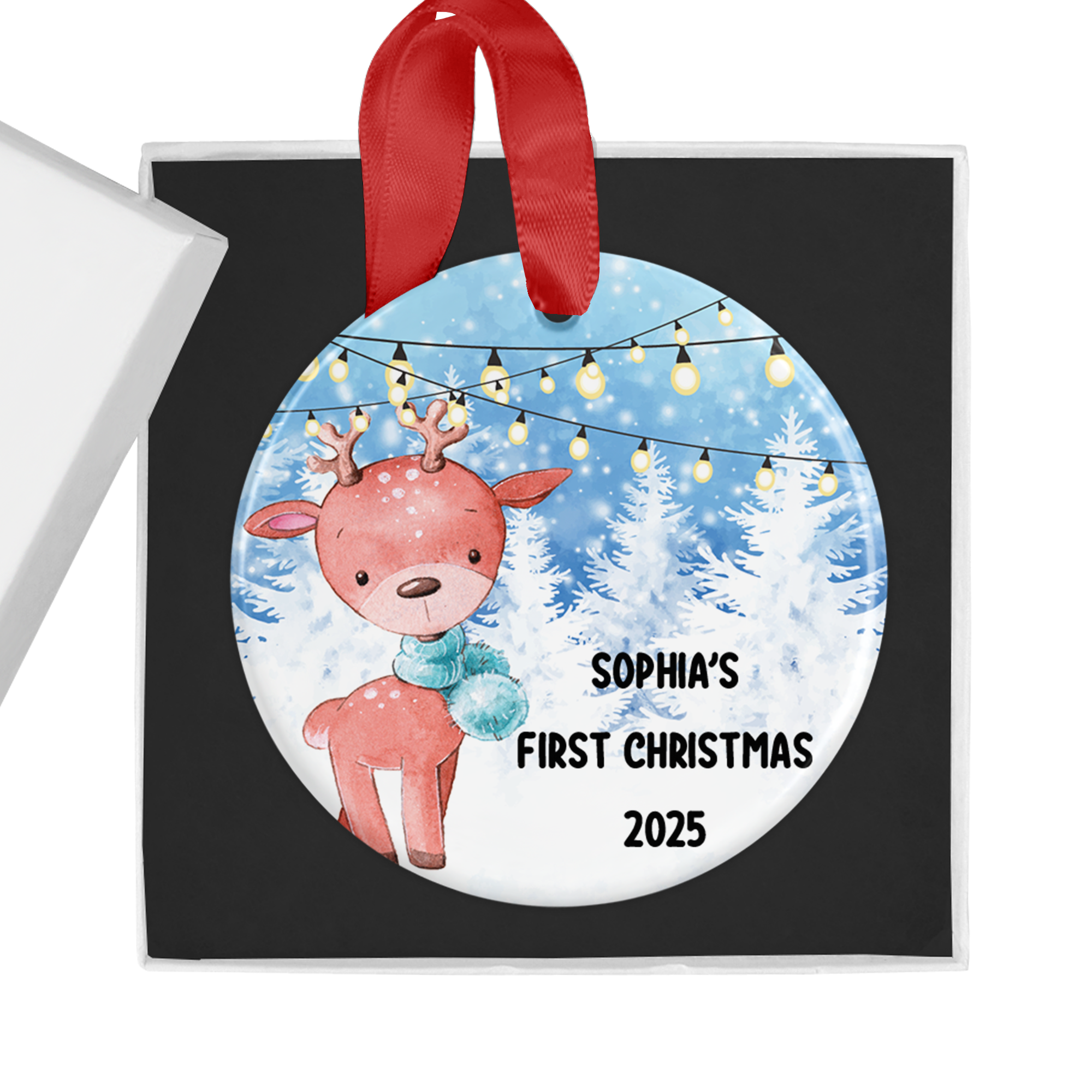 Personalised Baby's First Christmas Ornament