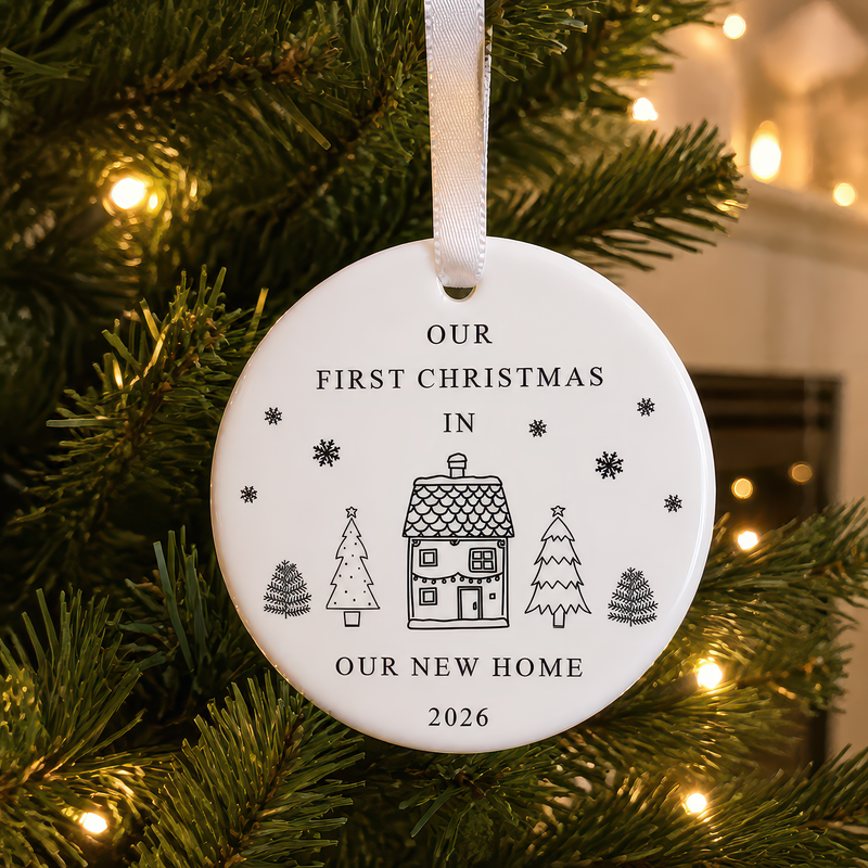 Our First Christmas in Our New Home Ornament