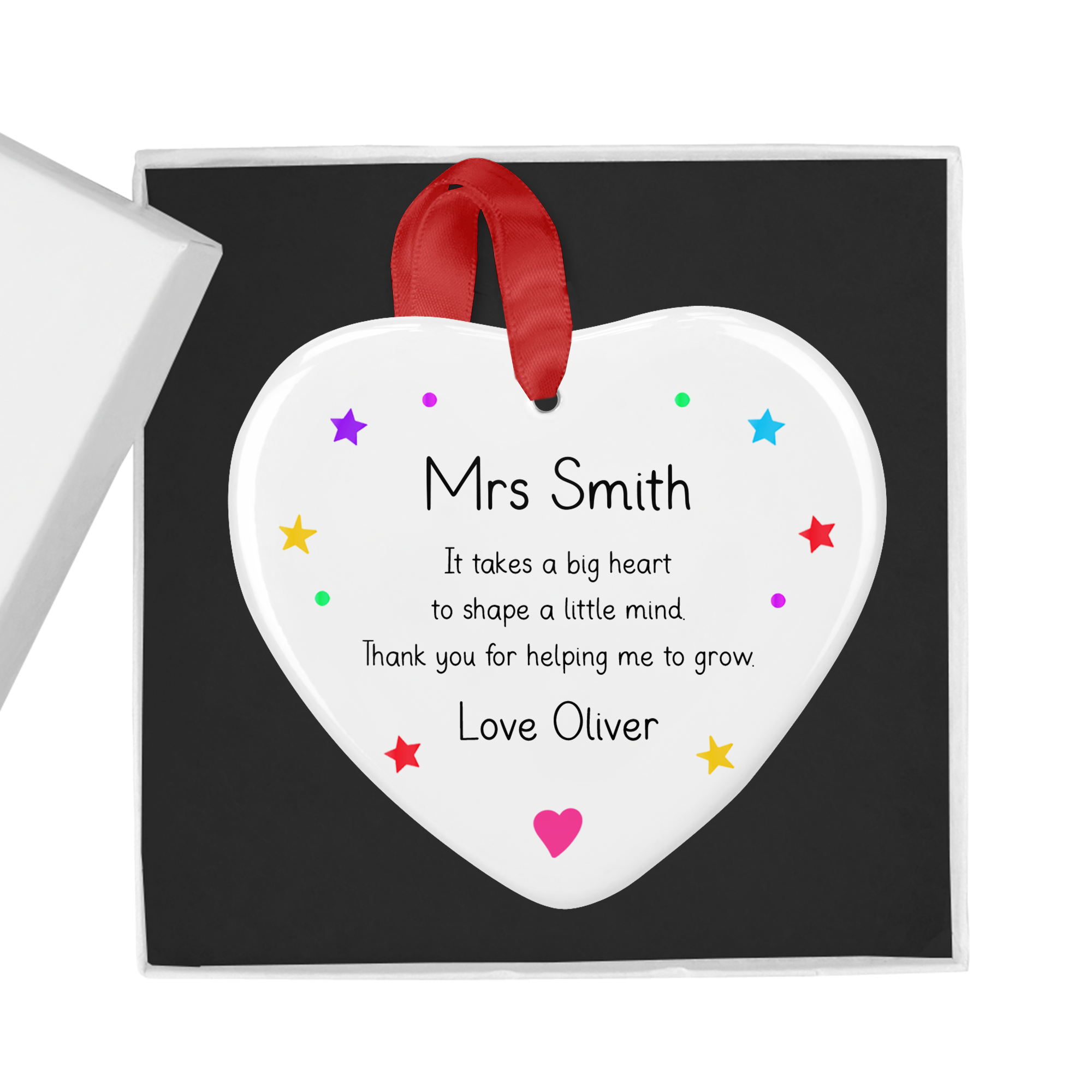 Personalised Nursery Teacher Christmas Ornament