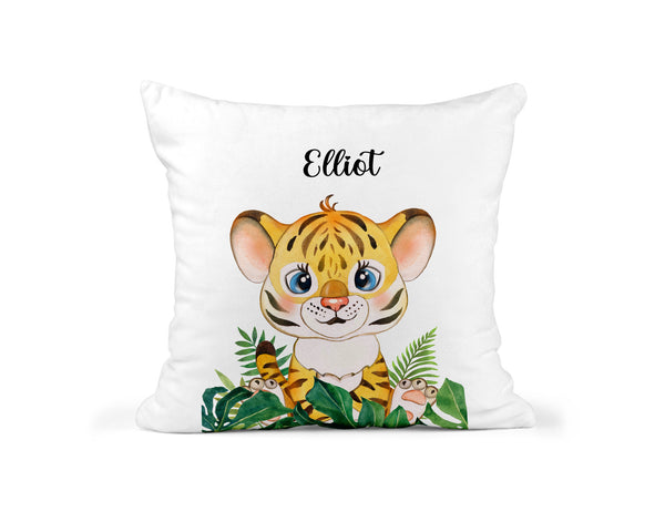 Personalised Tiger Cushion