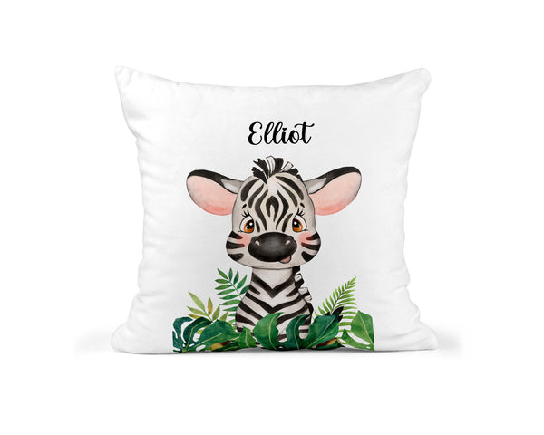 Personalised Zebra Cushion