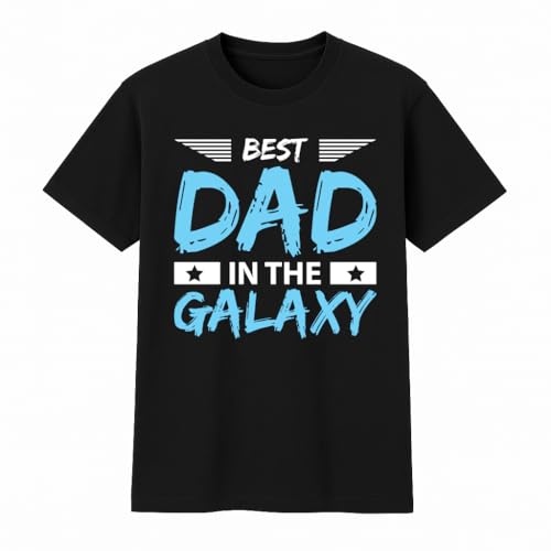 Best Dad in the Galaxy Bold T-Shirt