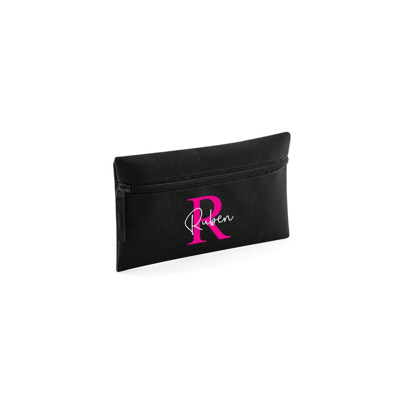 Personalised Kids Pencil Case with Name and Initial