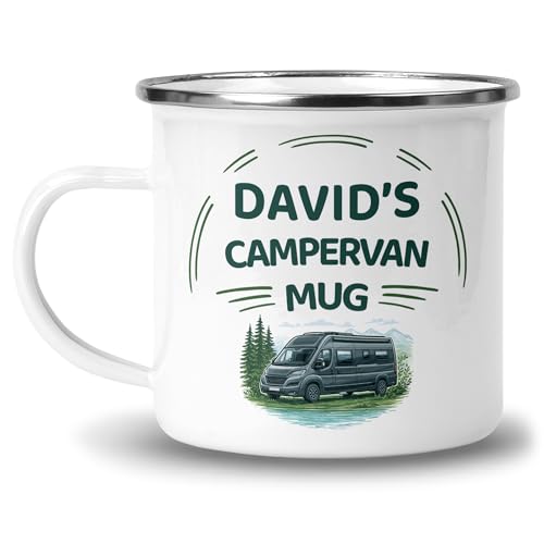 Personalised 12oz Capacity - Camper Van for Owners and Lovers Mug with Name product image