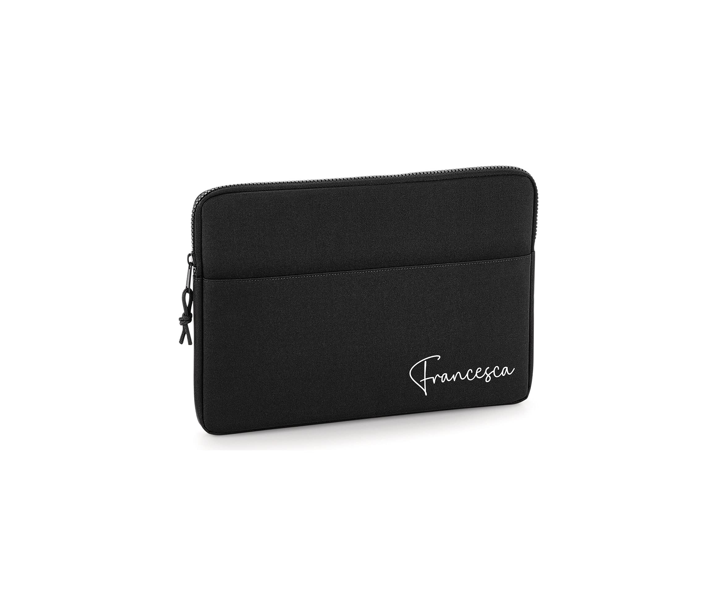 Personalised Black 13 Inch Laptop Sleeve with Name or Initials additional product photo
