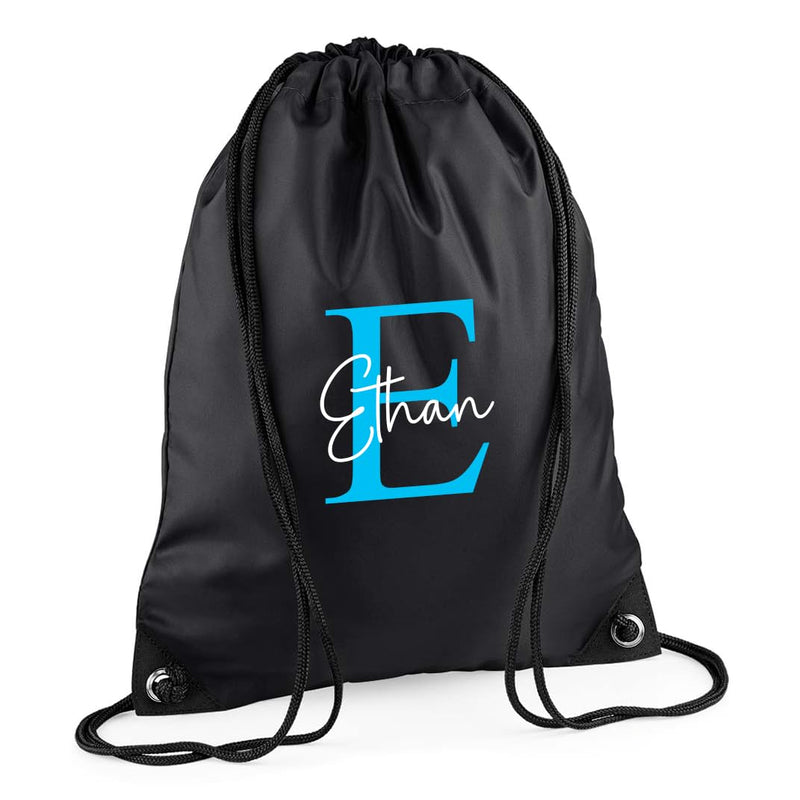 Personalised Blue Initial School Set additional product photo