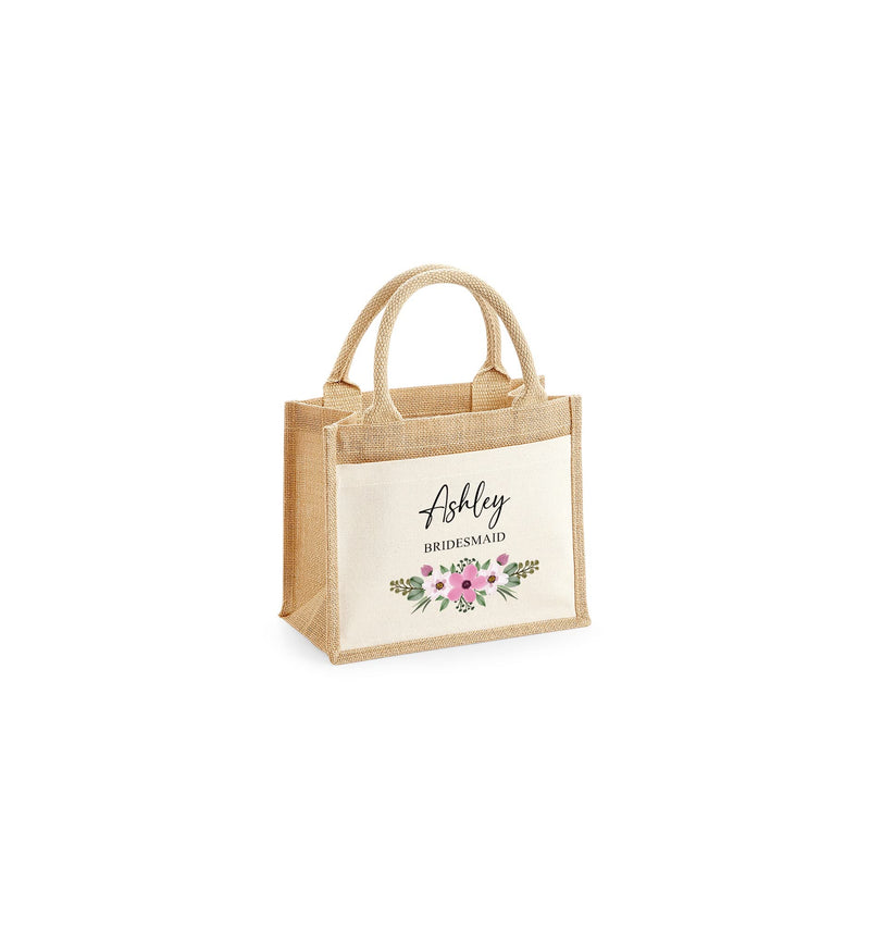 Personalised Bridesmaid Bag with Any Name and Wedding Role additional product photo