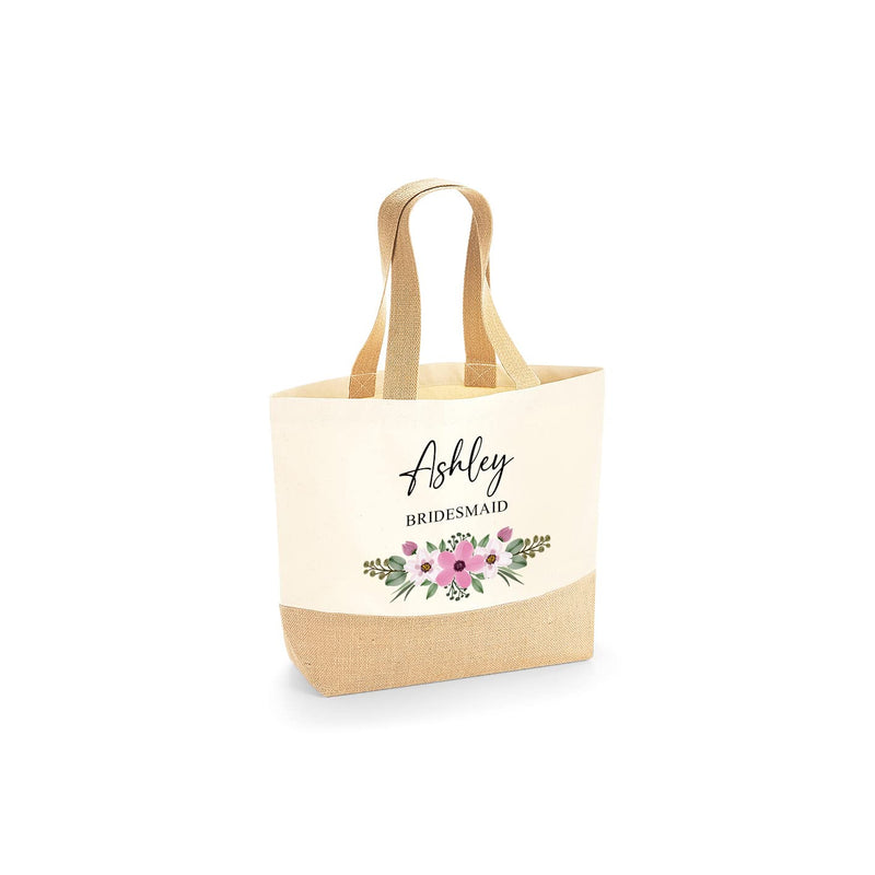Personalised Bridesmaid Bag with Any Name and Wedding Role additional product photo