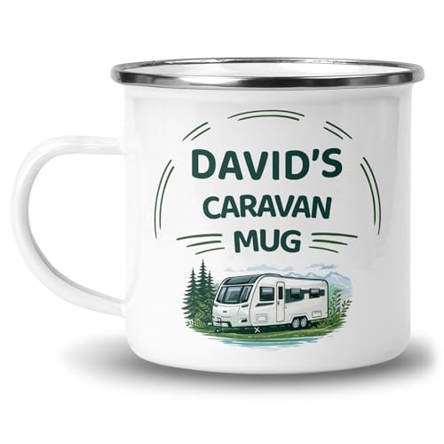 Personalised Caravan for Women and Men - 12oz Mug with Name product image