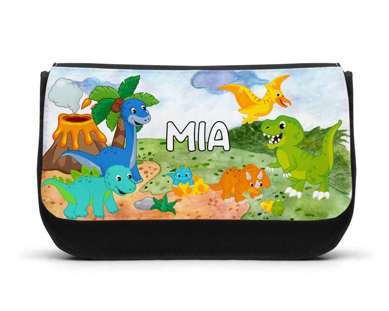 Personalised Dinosaur Scene Pencil Case