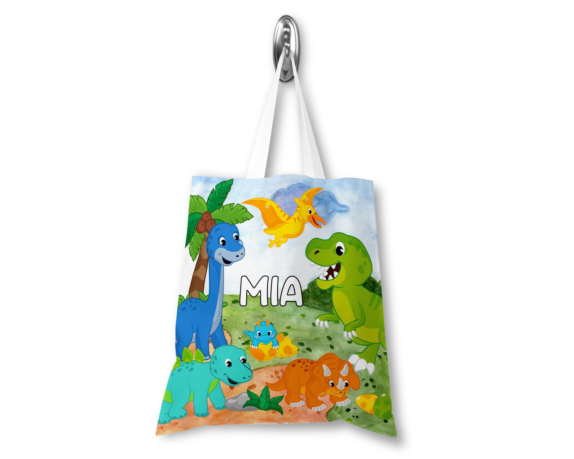 Personalised Dinosaur Tote Bag - Chicken Craft Ltd