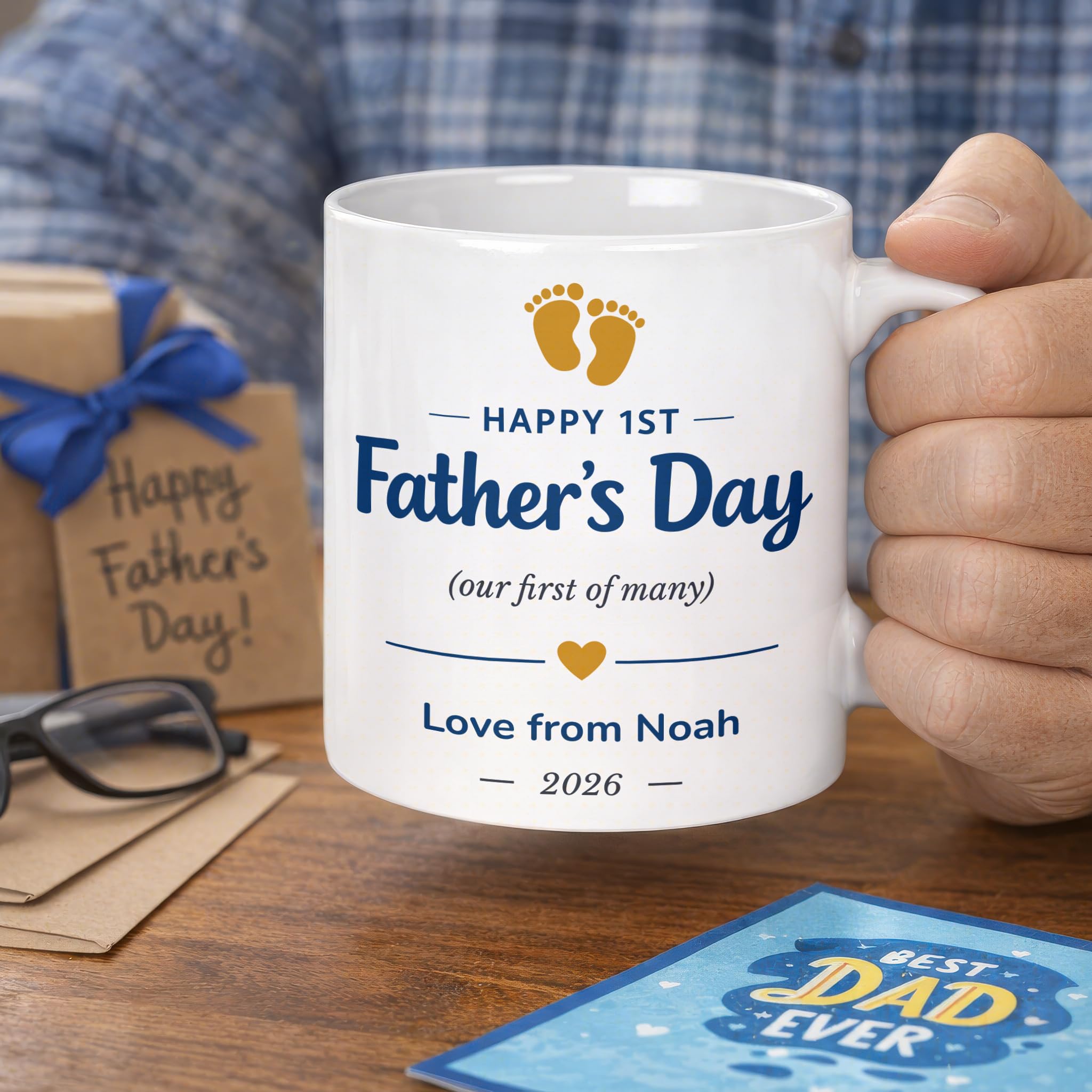 Personalised First Father's Day Mug from Baby additional product photo