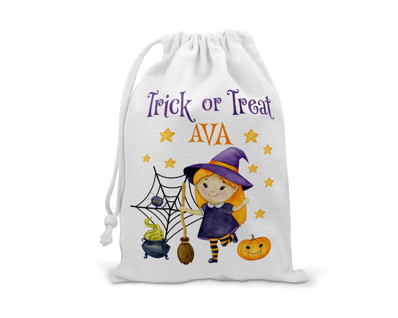 Personalised Halloween Treat Bag with Name additional product photo