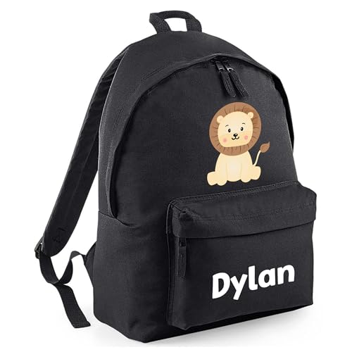 Personalised Lion Kids Backpack with Name
