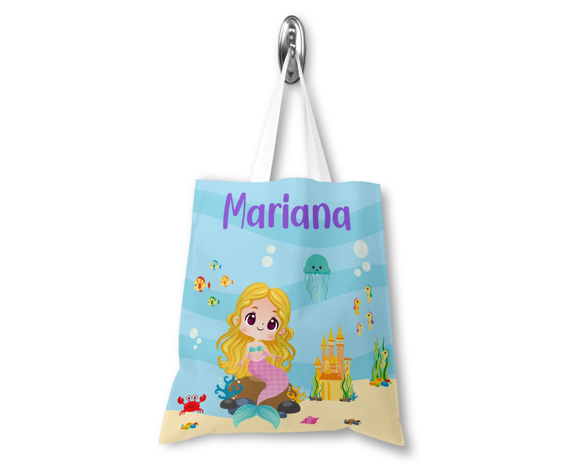 Personalised Mermaid Tote - Chicken Craft Ltd