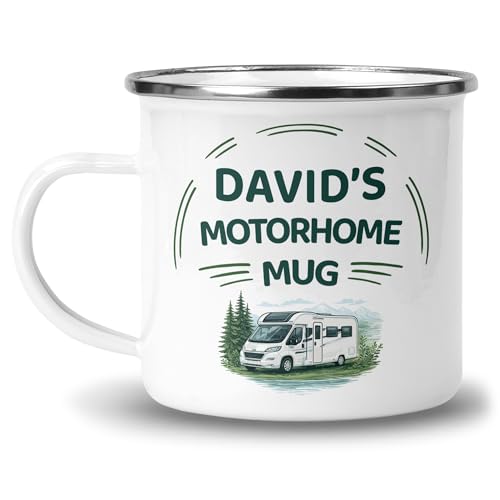 Personalised Motor Home for Owners - 12oz Capacity Mug with Name product image